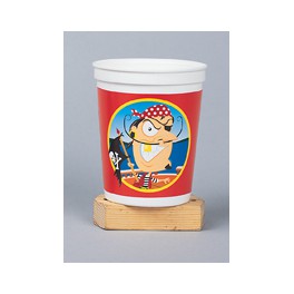GOLD TOOTH PIRATE PLASTIC CUP