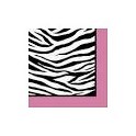 zebra passion dessert napkin