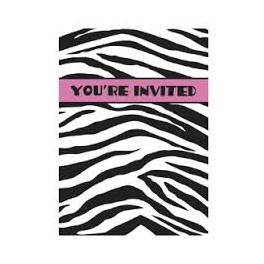 zebra passion invites