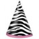 zebra passion party hat