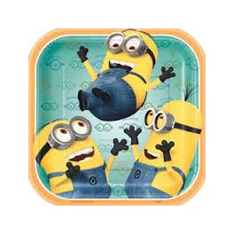 Minions dessert plates