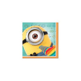 Minions dessert napkins