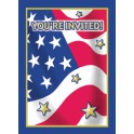 8 STAR & STRIPES INVITATIONS