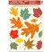 FALL LEAVES WINDOW CLINGS ASST