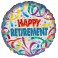 Retirement streamers 18 inch mylar 