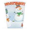 14 SNOWMAN GLEE 9OZ. CUPS