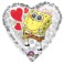Spongebob Squarepants heart shaped