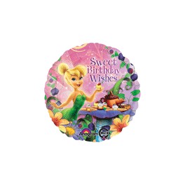 Tinker Bell 18 inch Happy Birthday mylar