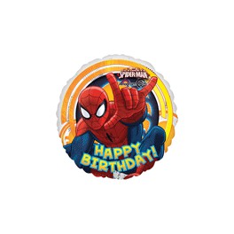 Spiderman 18 inch happy birthday mylar