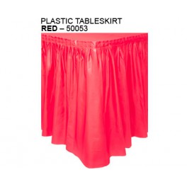 Red Table Skirt