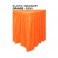 Orange Table Skirt