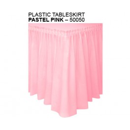 Pastel Pink Table Skirt