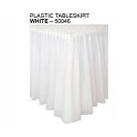 White Table Skirt