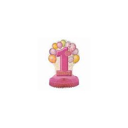 First Birthday Balloons centerpiece