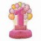 First Birthday Balloons centerpiece