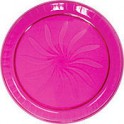 Bright Pink Plastic Platter