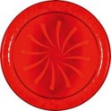 Red Plastic Platter
