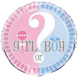 Gender Reveal 18" mylar