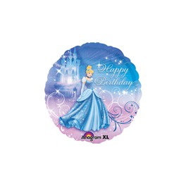 Cinderella 18" Happy Birthday Mylar