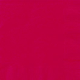 20 RUBY RED LUNCH NAPKINS