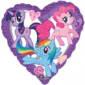 My Little Pony 18" Heart Shape Mylar