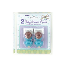 2 SLEEPING BABIES 2.5'' BLUE