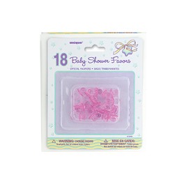 18 PACIFIER 1'' PINK CRYSTL FA