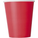 8 RUBY RED 9OZ CUPS