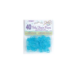 40 BABY PIN BLUE PLSTC FAVORS