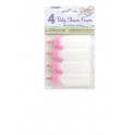 4 BABY BOTTLES 3.5"-PINK TOP