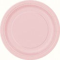 8 PASTEL PINK 7'' PLATES