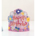 8 BIRTHDAY FLOWERS TIARA HATS