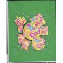 8 COLOR-ME-FLOWERS 9'' PLATES