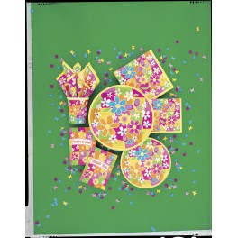 8 COLOR-ME-FLOWERS 9'' PLATES