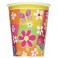 8 COLOR-ME-FLOWERS 9 OZ CUPS