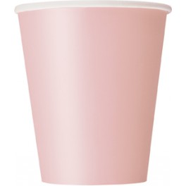 8 PASTEL PINK 9 OZ CUPS