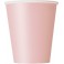 8 PASTEL PINK 9 OZ CUPS