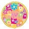 18'' BULK CLR-FLWRS BDAY FOIL