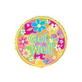 18''BULK CLR-FLWRS GETWEL FOIL