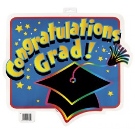 CONGRATULATIONS GRAD CUTOUT