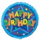 18'' BULK DAZZLE BDAY FOIL BLN
