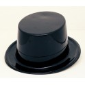 PLASTIC TOP HAT BLACK BULK