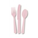 24 FORKS PASTEL PINK