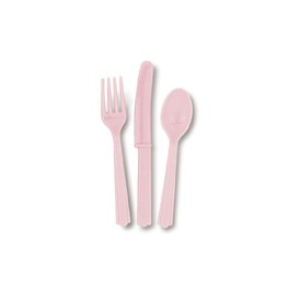 24 FORKS PASTEL PINK