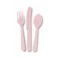 24 FORKS PASTEL PINK