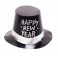 N.Y. FOIL GLITTR TOP HAT BLACK